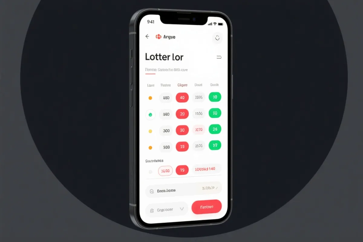 移动端开奖提醒与数据查询示意图